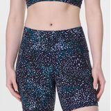 Sweaty Betty - Power 6" Biker - Korte Broek - Blue Aurora Print - Zweetafvoerende Stof