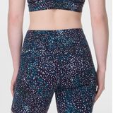 Sweaty Betty - Power 6" Biker - Korte Broek - Blue Aurora Print - Zweetafvoerende Stof