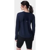 Sweaty Betty - Breathe Easy Top - Navy Blue - Katoen