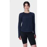 Sweaty Betty - Breathe Easy Top - Navy Blue - Katoen