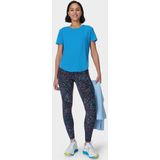Sweaty Betty - Breathe Easy - T-Shirt - Tidal Blue - Lichtgewicht en Zweetafvoerende Stof
