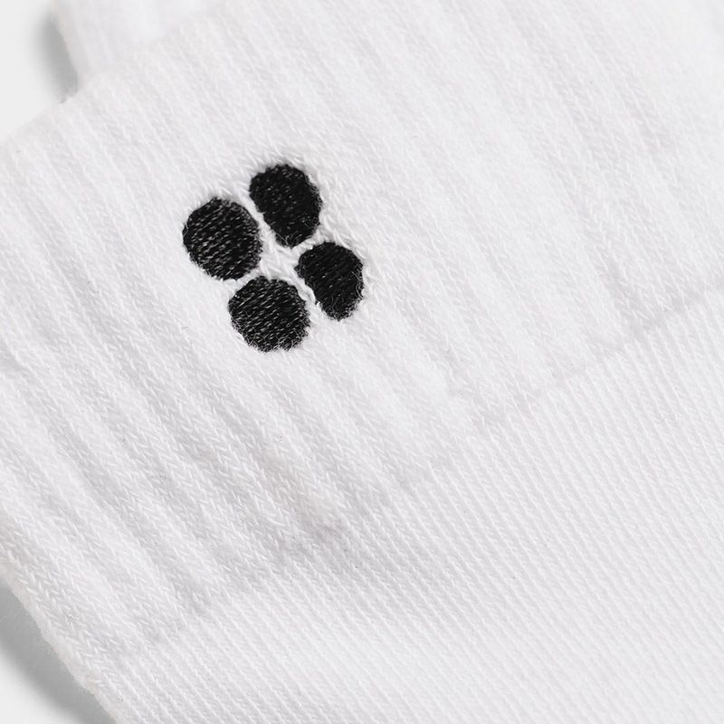 Sweaty Betty - Essentials Mini Crew - Sokken - Wit - 74% Biologisch Katoen, Geribbelde Bovenkant