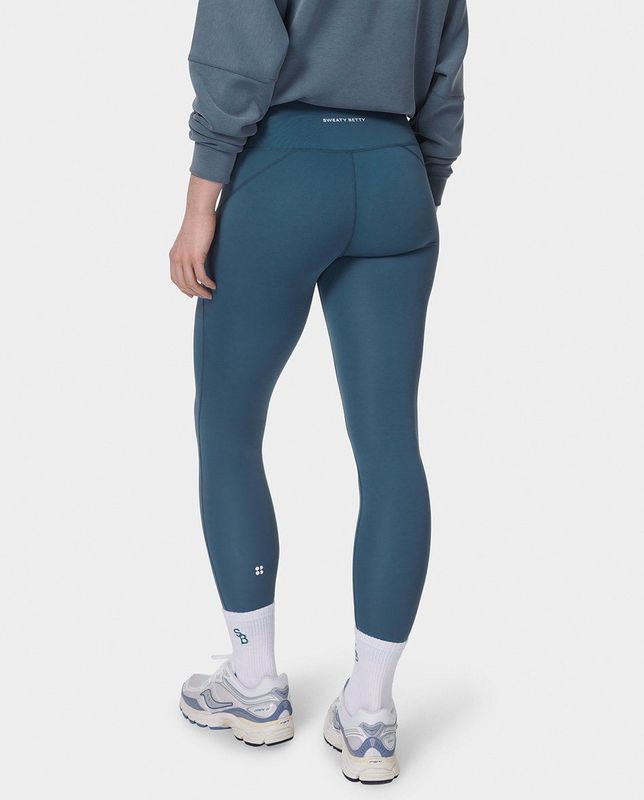 Sweaty Betty - All Day Active - Legging - Subdued Blue - 80% Gerecycled Polyester, 20% Elastaan