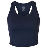 Sweaty Betty - All Day Cropped - Tanktop - Navy Blue - Gerecycled Polyester