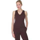Sweaty Betty - Gaia V-Neck Tanktop - Sable Brown Marl - Gerecycled Polyester
