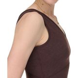 Sweaty Betty - Gaia V-Neck Tanktop - Sable Brown Marl - Gerecycled Polyester