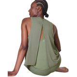 Sweaty Betty - Soft Flow Double Up Bra - Tanktop - Willow Green