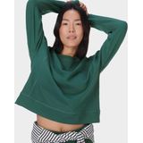 Sweaty Betty - After Class Crop - Trui - Willow Green - Dames