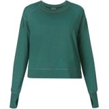 Sweaty Betty - After Class Crop - Trui - Willow Green - Dames
