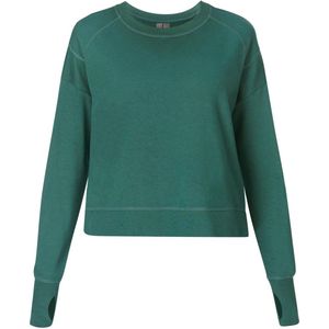 Sweaty Betty - After Class Crop - Trui - Willow Green - Dames