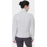 Sweaty Betty - After Class Zip Up - Trui - Lichtgrijs - Biologisch Katoen