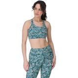 Sweaty Betty - Women Power Medium Support - Blauw - Meadow Print