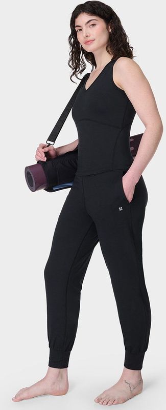 Sweaty Betty - Gaia Performance Yoga Pants - Trainingsbroek - Black - 85% Gerecycled Polyester, 15% Elastaan