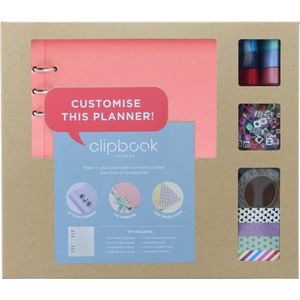 Filofax Knutselset Clipbook Creativ Kit Junior Roze 4-delig