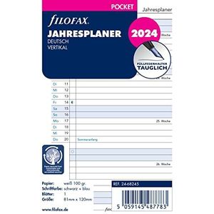 FILOFAX Agendavulling Pocket jaarplanner verticaal (Duits) 2024