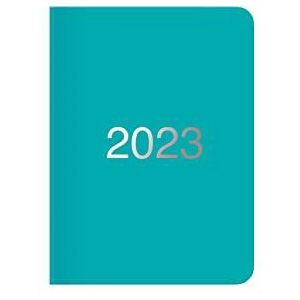 Letts Dazzle dagplanner 2023, A6, turquoise