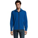 SOLS - Race Full Zip - Softshell Jacket - Koningsblauw - Waterafstotend