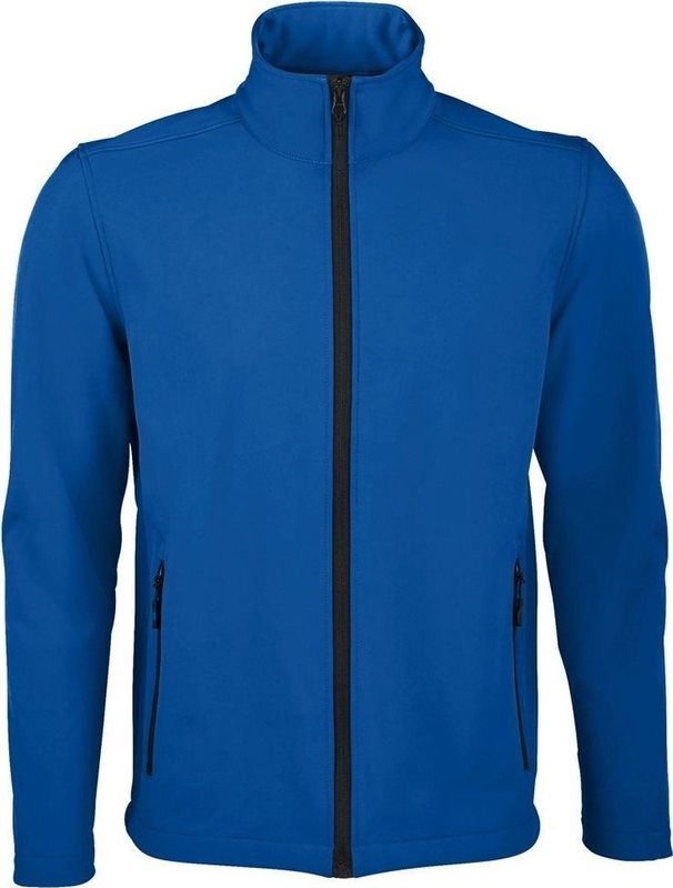 SOLS - Race Full Zip - Softshell Jacket - Koningsblauw - Waterafstotend