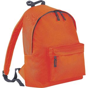 Bagbase Mode Rugzak / Rugzak (18 Liter) (Pakket van 2) (Oranje/Grafietgrijs)