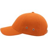 Atlantis Actie 6 Paneel Chino Baseball Cap (Pakket van 2)  (Oranje)