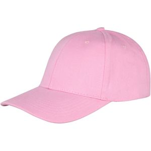 Result Unisex Core Memphis 6 Panel Baseball Cap (Pakket van 2) (Roze)