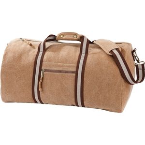 Quadra Vintage Canvas Holdall Duffelzak - 45 Liter (Pakket van 2)  (Vintage Marine Oxford)