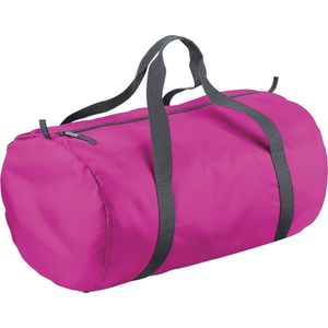 BagBase Packaway Vatzak / Duffle Waterbestendige Reiszak (32 Liter) (Pakket van 2) (Fuchsia)