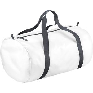 BagBase Packaway Vatzak / Duffle Waterbestendige Reiszak (32 Liter) (Wit)