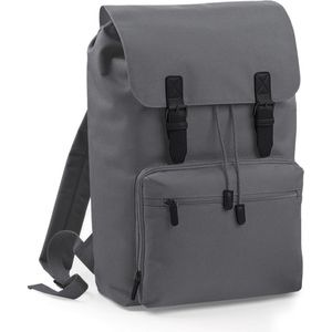 Bagbase Heritage Laptop-Rucksack / Rucksack, für Laptops bis zu 17 Zoll (2 Stück/Packung)  (Graphitgrau/Schwarz)