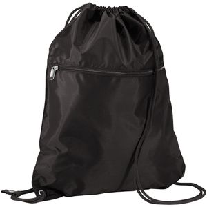 Quadra Premium Gymsac Over Shoulder Bag - 14 Liter (Verpakking van 2)  (Zwart)