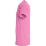 T-shirt - Katoen - Ribhals - Getapete Rughals - Tweelingnaaldstiksel