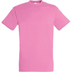 T-shirt - Katoen - Ribhals - Getapete Rughals - Tweelingnaaldstiksel