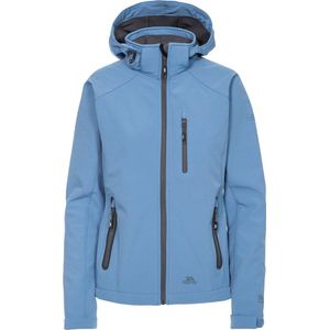 Trespass - Dames Bela II - Waterbestendige Jas - Denim Blauw - 94% Polyester - Winddicht