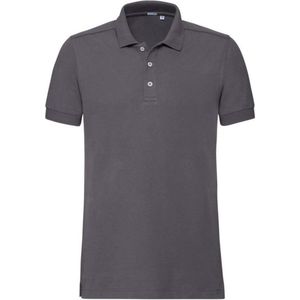 Russell - Korte Mouw Poloshirt - Konvooi Grijs