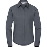 Russell - Authentieke Sweatshirt - Konvooi Grijs - Slimmer Cut