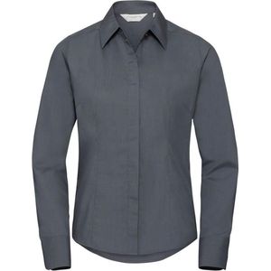 Russell - Authentieke Sweatshirt - Konvooi Grijs - Slimmer Cut