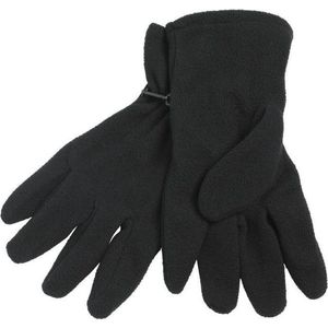 Myrtle Beach Volwassenen Unisex Microfleece Handschoenen (Zwart)
