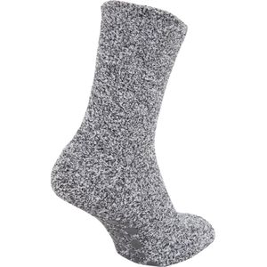 Floso De Sokken van de jonge geitjes Warme Slipper met Rubber Antislip Grip (Grijs)
