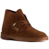 Clarks, Lichtbruine woestijn veterschoenen Bruin, Heren, Maat:42 EU