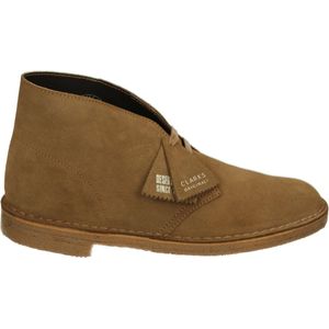 Clarks DESERT BOOT - Heren sneakersHeren veterschoenVrije tijd half-hoog - Kleur: Cognac - Maat: 44