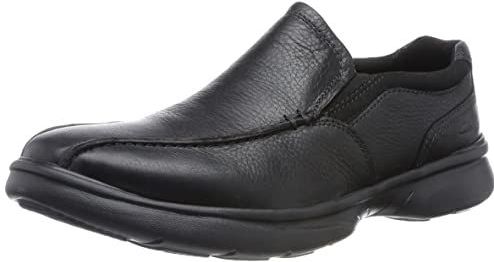 Clarks - Bradley Step - Slipper - Zwart - Leer