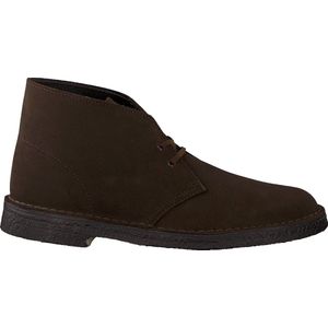 Clarks - Desert Boot - Veterschoenen - Bruin - Suède - Rubberen Zool
