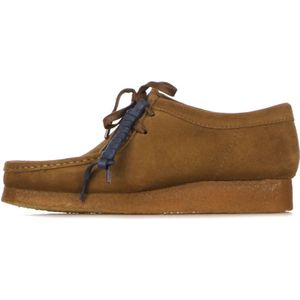 Clarks Originals - Wallabee - Veterschoen - Cola - Suède