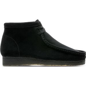 Clarks - Heren schoenen - Wallabee Boot - G - black suede - maat 9,5