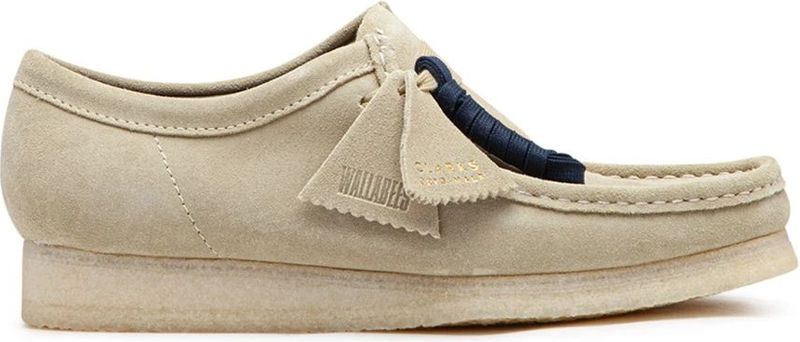 Clarks - Wallabee - Nette Schoenen - Beige - Suède - Veters