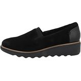 Clarks - 26155819 Sharon - Leren Schoenen - Zwart - Casual