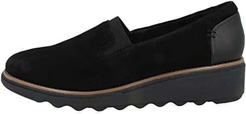 Clarks - 26155819 Sharon - Leren Schoenen - Zwart - Casual