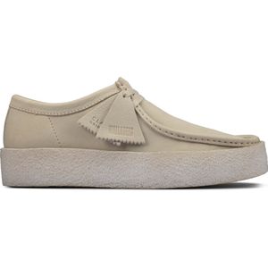 Clarks Originals Men Wallabee Cup White Nubuck-Schoenmaat 42