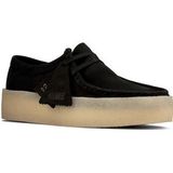 Clarks Originals Women Wallabee Cup Black Nubuck-Schoenmaat 38