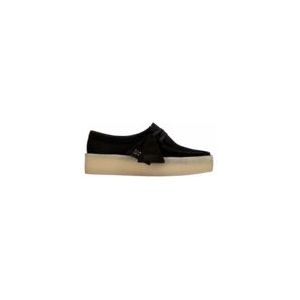 Clarks Originals Women Wallabee Cup Black Nubuck-Schoenmaat 38